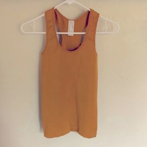 Mustard Yellow Workout Tank